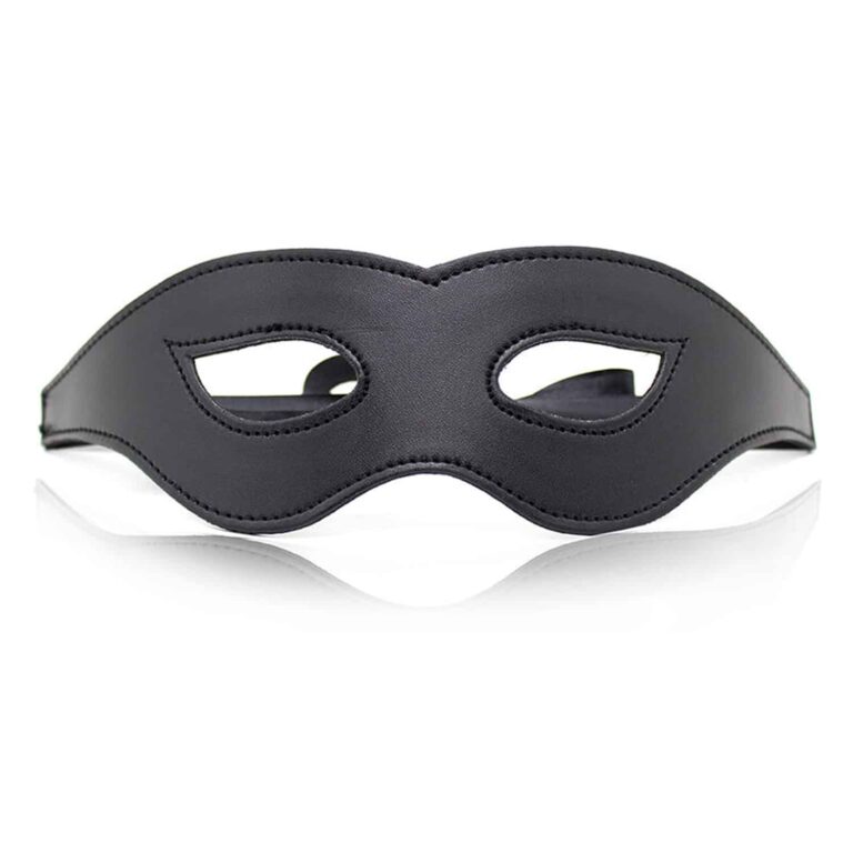 2 Cat Mask - Ögonmask i Veganskt läder - Svart