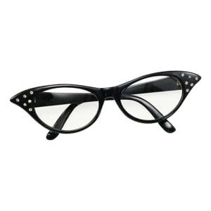 50-tals Glasögon - Svart