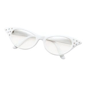 50-tals Glasögon - Vit