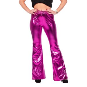 70-tals Byxor Dam Rosa Metallic - 48