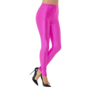 80-tals Disco Spandex Leggings Rosa - Small