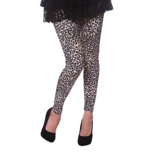 80-tals Leopard Leggings - X-Small/Small