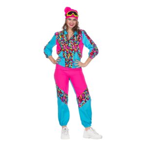 80-tals Neon Skiddräkt Dam Maskeraddräkt - 42