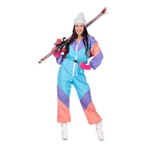 80-tals Retro Skiddress Dam Maskeraddräkt - 40