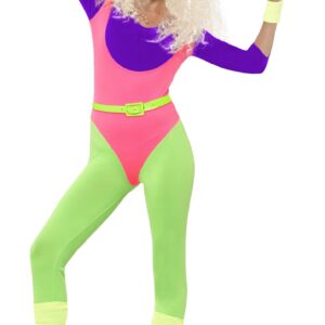 80-tals Träningsdress Maskeraddräkt S