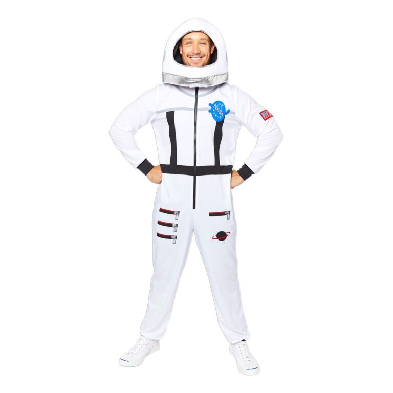 Astronaut Vit Maskeraddräkt - XX-Large