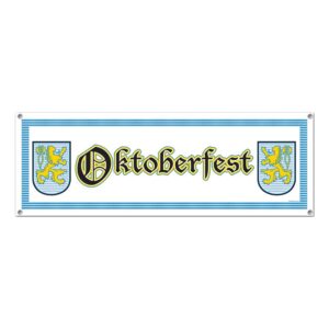 Banderoll Oktoberfest Vit
