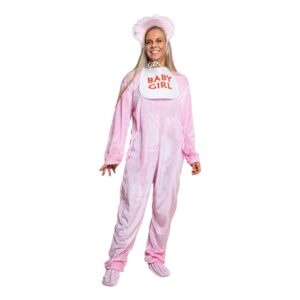 Big Baby Rosa Maskeraddräkt - Small/Medium