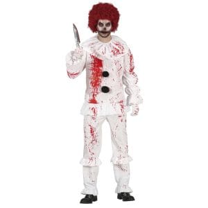 Blodig Clown Maskeraddräkt S