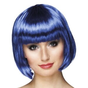 Cabaret Blå Peruk - One size