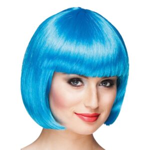 Cabaret Isblå Peruk - One size