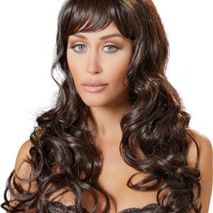Cottelli Collection: Long Dark Brown Wig