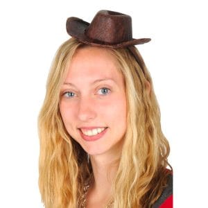 Cowboyhatt Brun Mini - One size