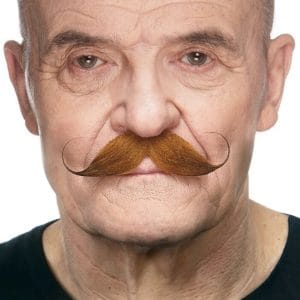 Detektiv Mustasch Röd