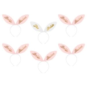 Diadem "Bride Squad" 6-pack