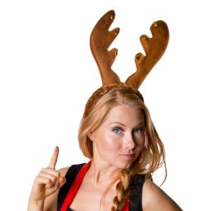 Diadem Renhorn med Bjällror - One size