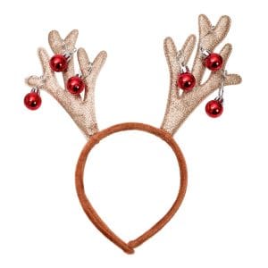Diadem Rudolph med Bjällror - One size