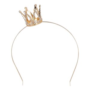 Diadem i Metall Guldkrona - One size