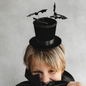 Diadem med Cylinderhatt & Fladdermöss