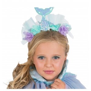 Diadem med tyll - Mermaid/Sjöjungfru