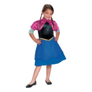 Disney Frost Anna Barn Maskeraddräkt - Medium