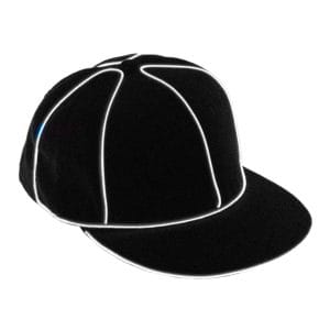 El Wire LED Keps - Vit