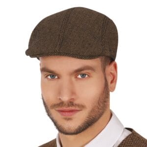 Engelsk Gubbkeps Brun - One size