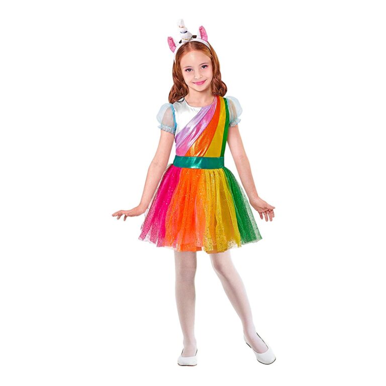 Enhörning Klänning Barn Maskeraddräkt - X-Small