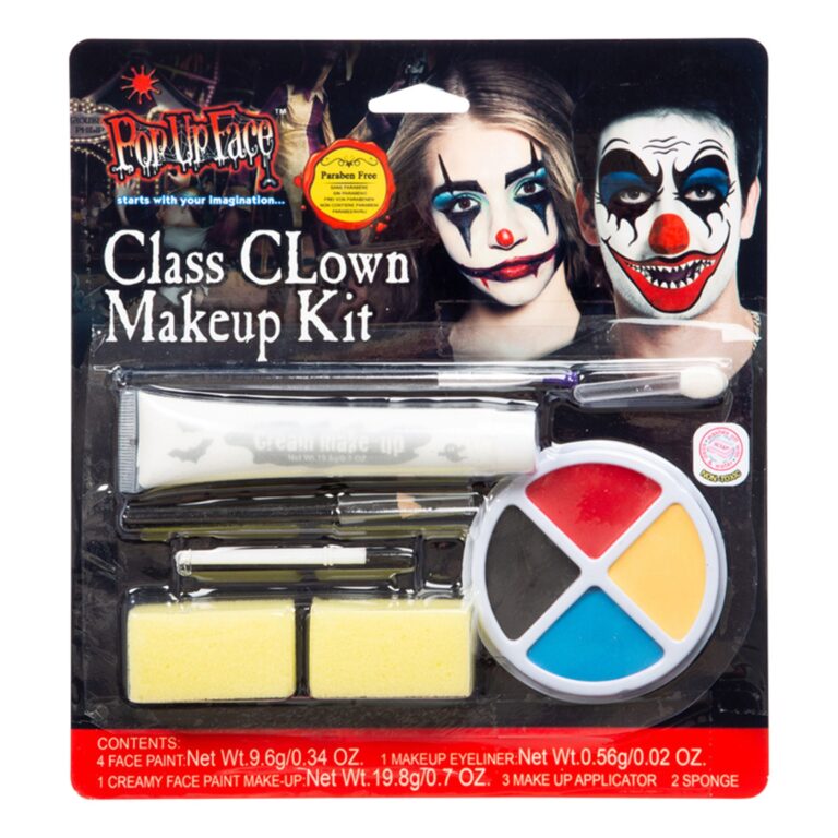 FaceOn Sminkset Läskig Clown