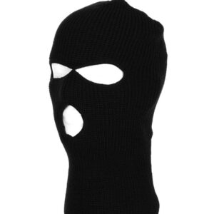 Fostex 3-håls Balaklava 100% Ull Svart
