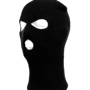 Fostex 3-hole balaclava in acrylic Black Svart