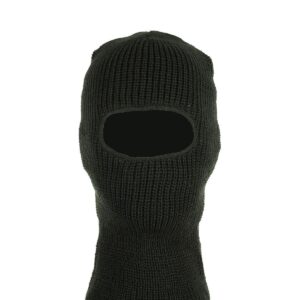 Fostex Akryl Balaklava 1-hål Oliv, Grön