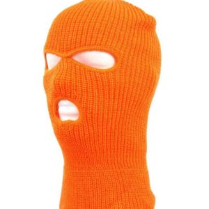 Fostex Akryl Balaklava 3-håls Orange