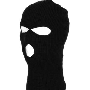 Fostex Akryl Balaklava 3-håls Svart