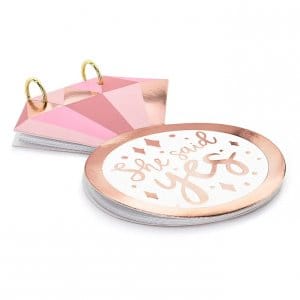 Gästbok - Förlovningsring - She said yes