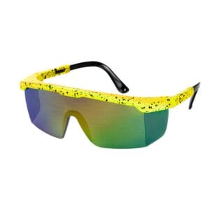 Glasögon 80-tal Gula - One size