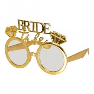 Glasögon - Bride to be - Guld