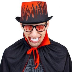 Glasögon Med Bloddroppar