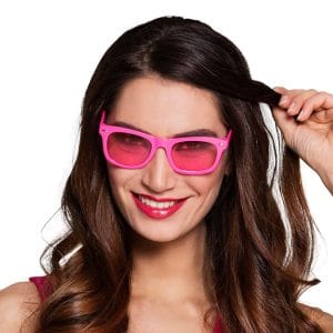Glasögon Neonrosa