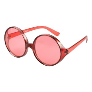 Glasögon Runda Stora Röd - One size