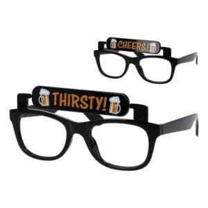Glasögon Thirsty/Cheers Svart - One size