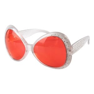 Glasögon med Strass - Silver