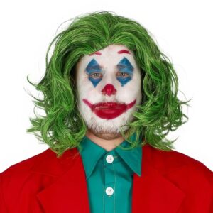 Grön Clownperuk - One size