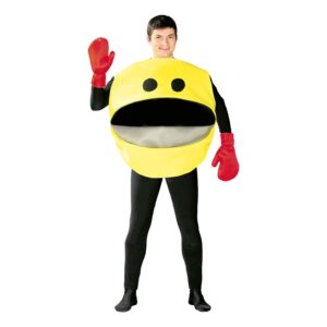 Gul Tv-spels Figur Maskeraddräkt
