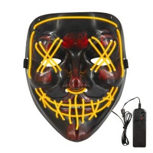 Halloween LED Mask Gul