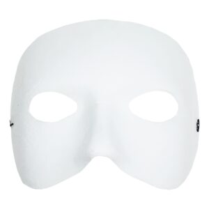 Halvmask - Vit