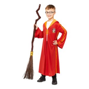 Harry Potter Gryffindor Quidd Barn Maskeraddräkt - X-Large