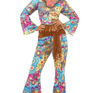 Hippy Flower Power Dräkt S