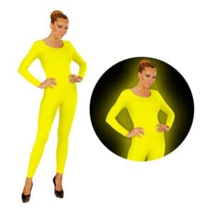 Jumpsuit UV Neon Gul - Small/Medium