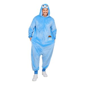 Kakmonster Blå Onesie Maskeraddräkt - Small/Medium